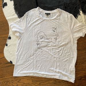 Dynamite single line art tee